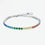 Miniatura: Bracciale tennis donna cristalli arcobaleno