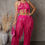 Thumbnail: FRINGE PANT SET - PINK