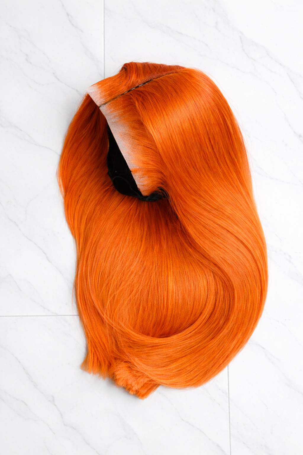 13x6 HD lace frontal wig Solid copper/orange tone