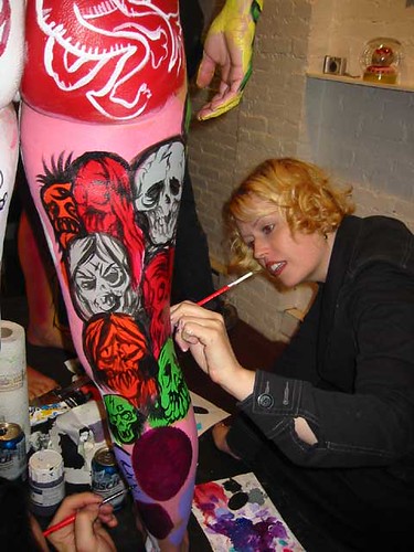 MF GALLERY BODY PAINTING OPENING NIGHT  2