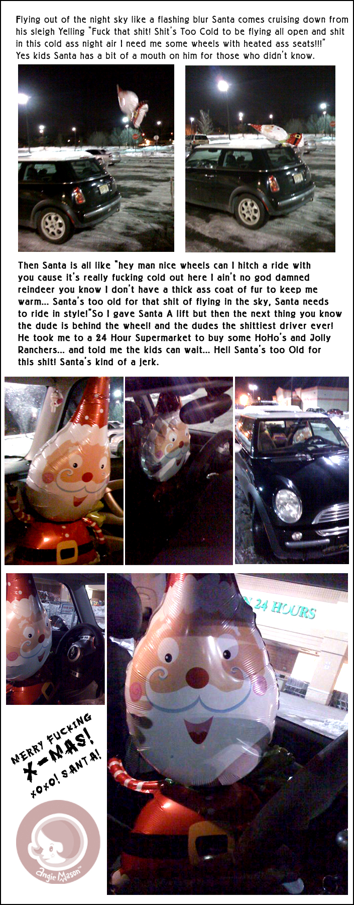 Santa Drives Me Nuts!