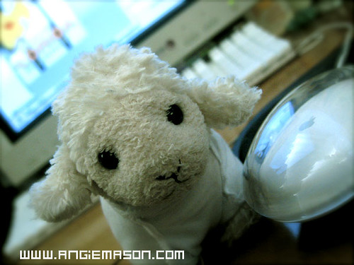 I also work on the computer making designs and visual stuff...