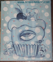 'The Addiction' Beginning painting process progressing some more....