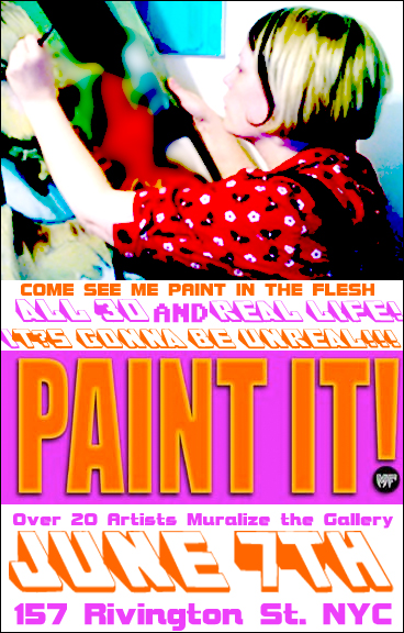 LIVE PAINTING AT MF GALLERY