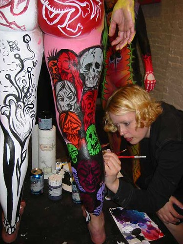 MF GALLERY BODY PAINTING OPENING NIGHT