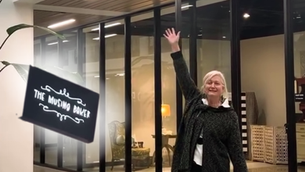 A Milestone Moment: The Musing Baker’s Sign is Up at Bell Works!