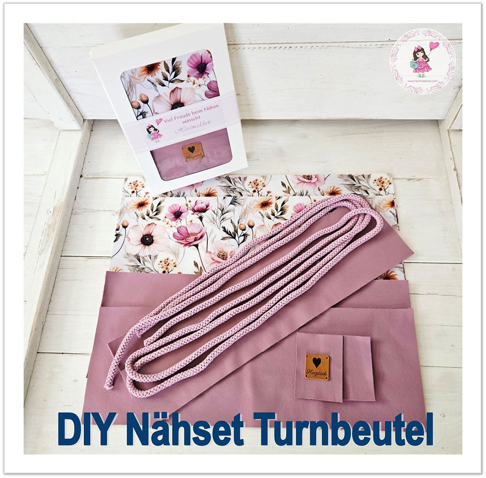 Miniaturbild: Turnbeutel FLORIS DIY Nähpaket aus Softshell