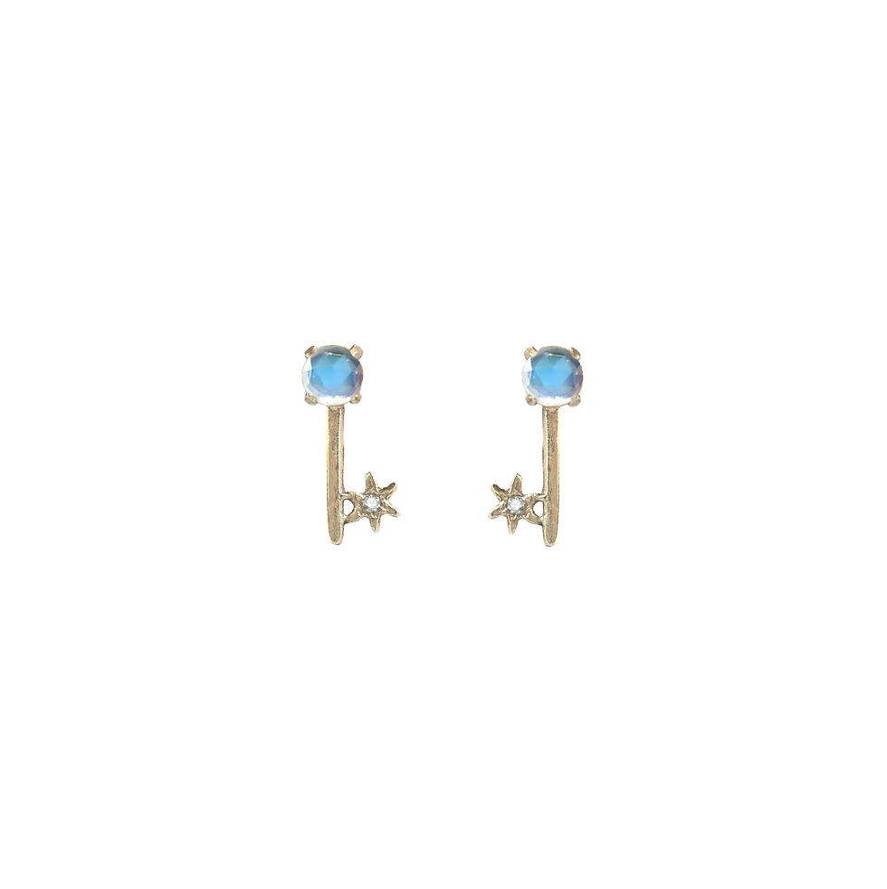 AMULET MOONSTONE KEY STUDS