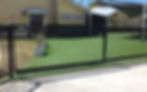 Customised Black Sliding Gate