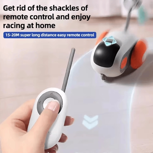 Thumbnail: Smart Interactive Cat Toy Car with Rolling Ball