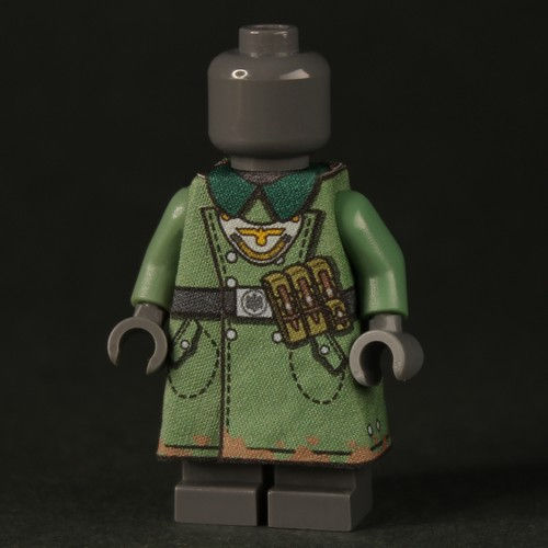 Miniature : WW2 German Kradmantel Rubber Motorcycle Coat