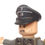 Miniature : German Elite NCO Crusher Cap (Dark Grey)