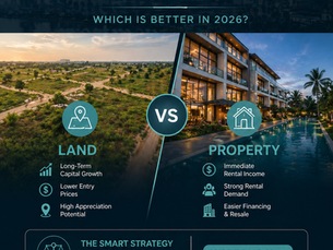 Land vs Property Investment in Cambodia: Which Is Better in 2026?