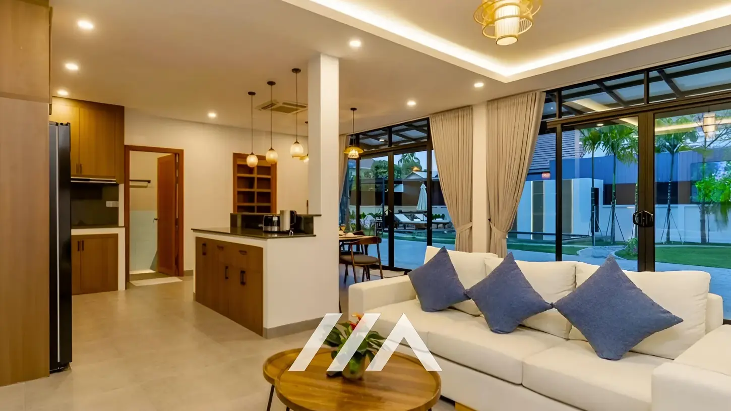 Luxury 3 bedroom private pool villa for sale and rent in Sala Kamraeuk Siem Reap Cambodia