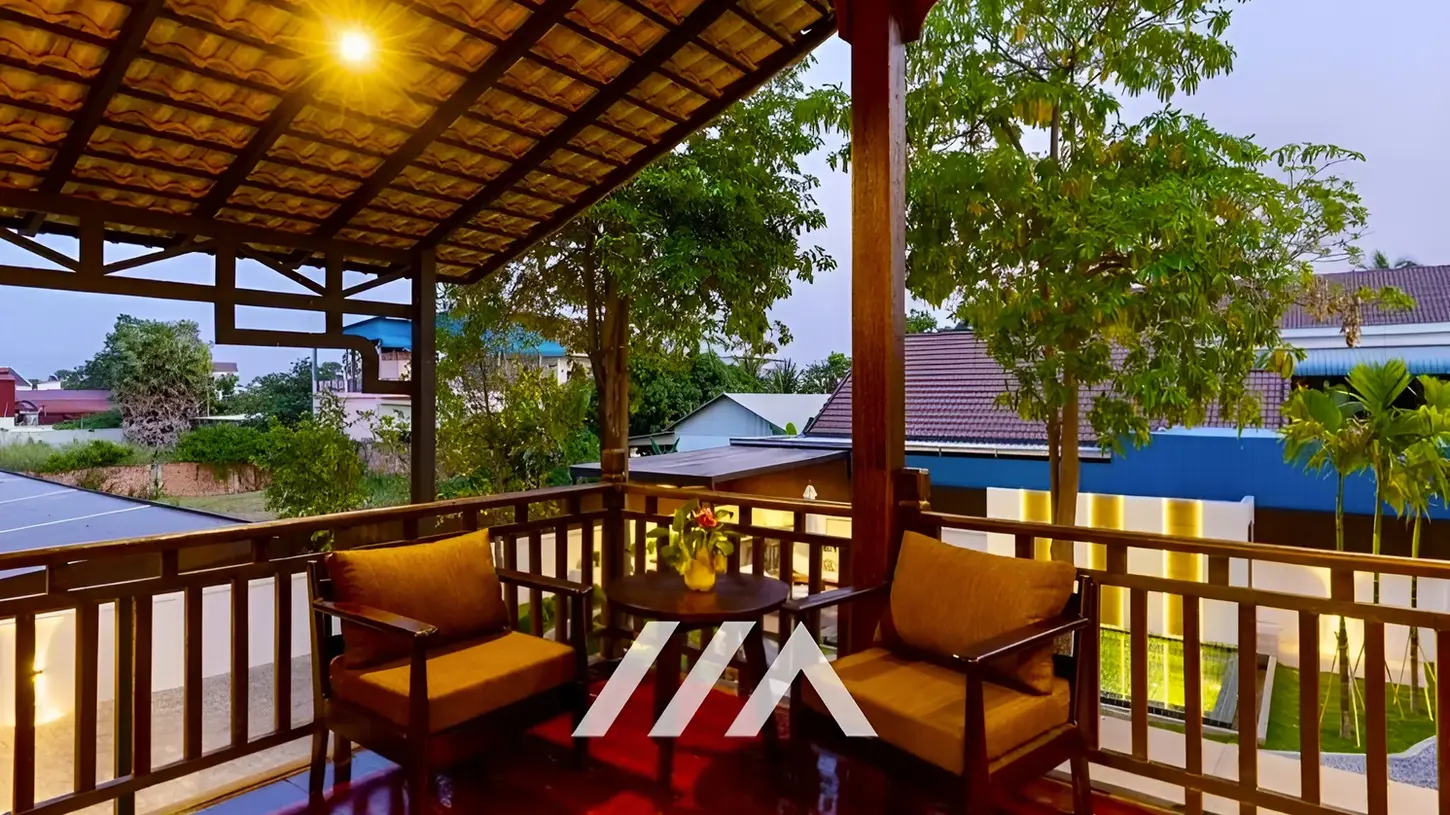 Luxury 3 bedroom private pool villa for sale and rent in Sala Kamraeuk Siem Reap Cambodia