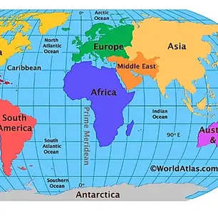 5 Oceans and 7 Seas.