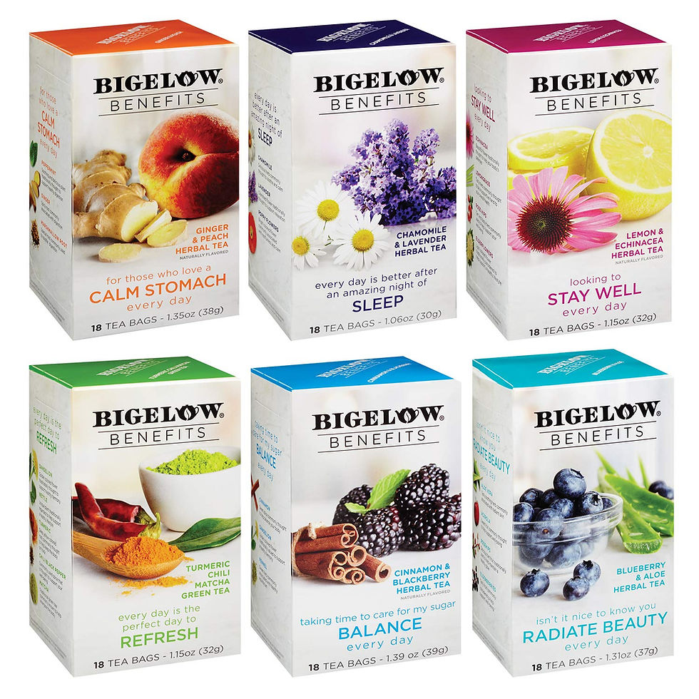 Bigelow Tea Benefits Wellness Teabag Variety Pack