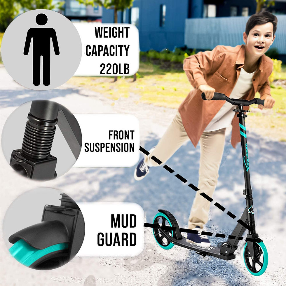 Thumbnail: Lascoota Scooters for Kids 8 Years and up