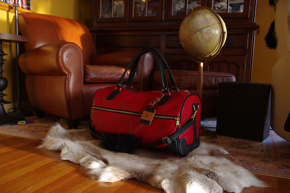 Thumbnail: Close-up of the BLCO® Duffle Bag LUX, highlighting saddle stitching and premium brass hardware.