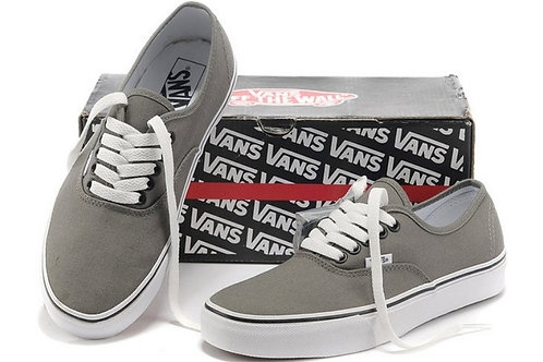 zapatos vans grises