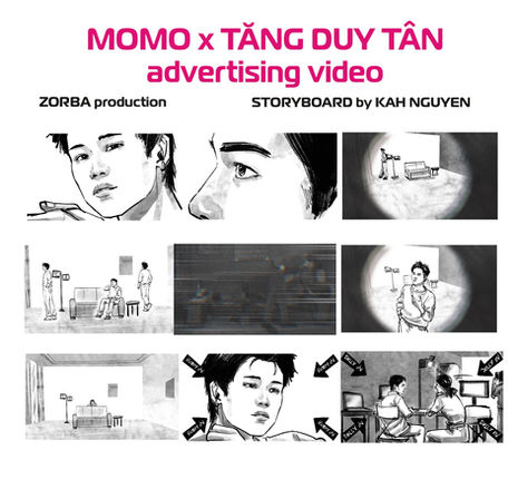 MOMO x Tăng Duy Tân shooting boards - ZORBA production house