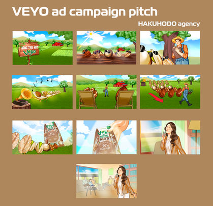 VEYO Storyboard -  HAKUHODO Agency Ad Campaign