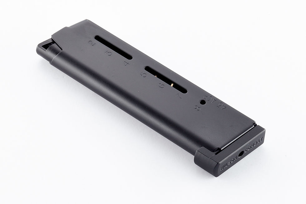 Thumbnail: MAGAZINE, 1911, ELITE TACTICAL, .45 ACP, HD/+P, FULL-SIZE, 8 ROUND, ALUMINUM BAS