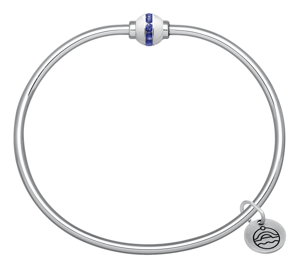 Authentic Le Stage Cape Cod Sapphire Single Ball Bracelet