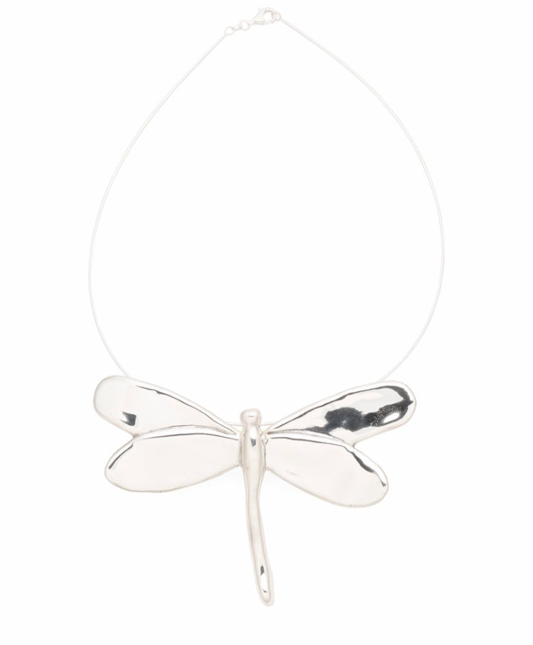 Thumbnail: Dragon Fly Sterling Silver Necklace