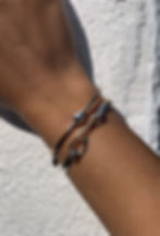 Thumbnail: Authentic Le Stage Cape Cod Sterling and 14K Gold filled bracelet
