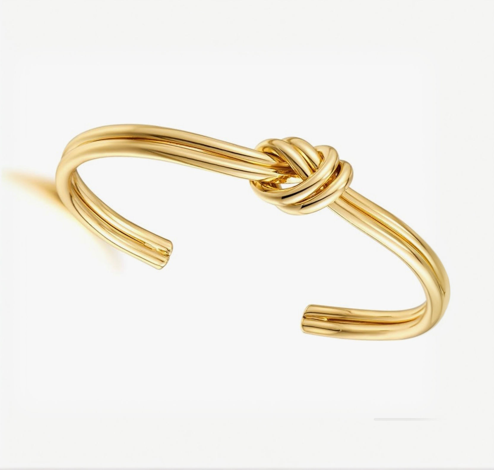 Golden Knott Cuff Bracelet