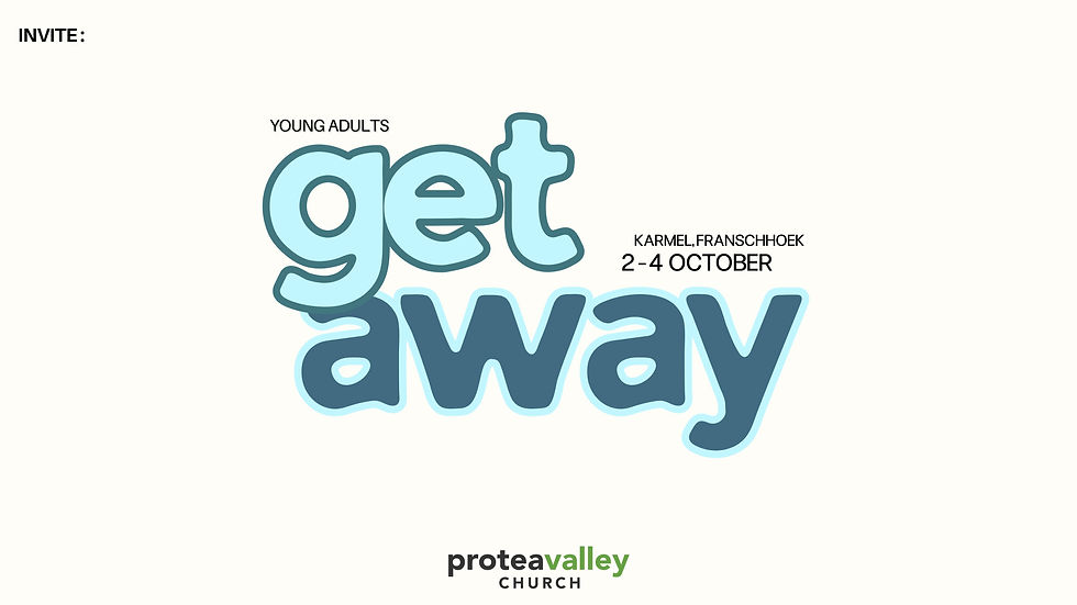Young Adults Getaway Weekend