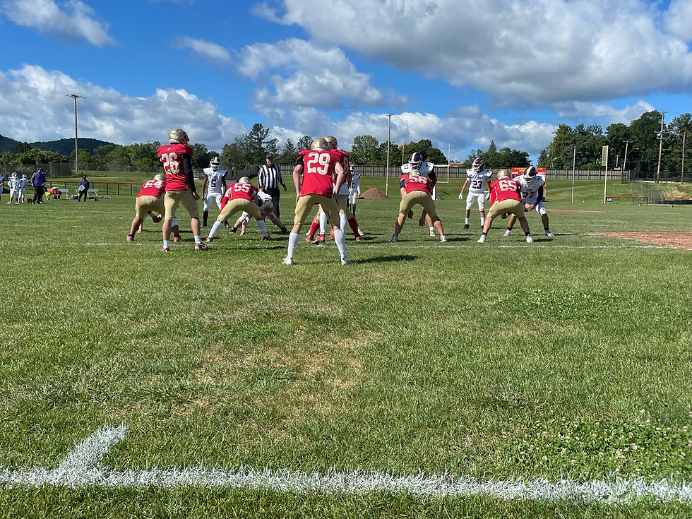 Olean Dominates Turnover Battle in 32-7 Win
