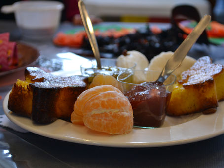 Petit déjeuner monstrueusement bon ;-)