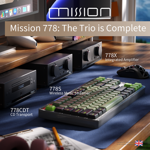 品味音樂的純粹時光 | Mission 778S 串流播放機與 778CDT 純 CD 轉盤 以迷你機身承載發燒級音響底蘊