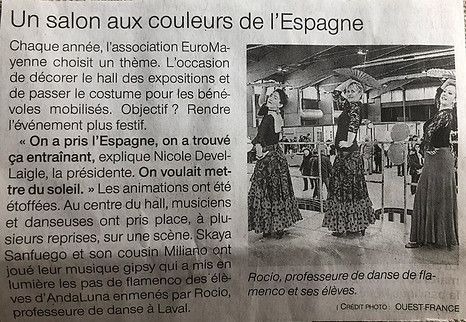 un salon aux couleurs de l'espagne Mayenne