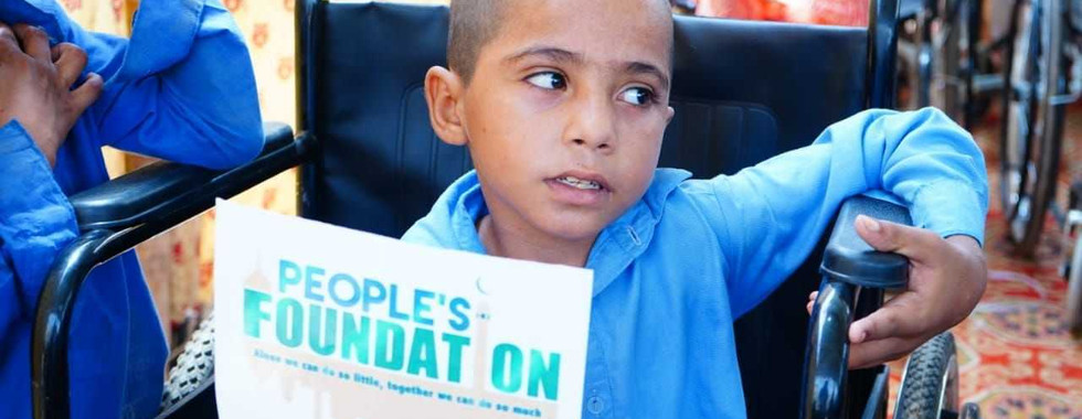 Wheelchairs - Pakistan - Peoples Foundation