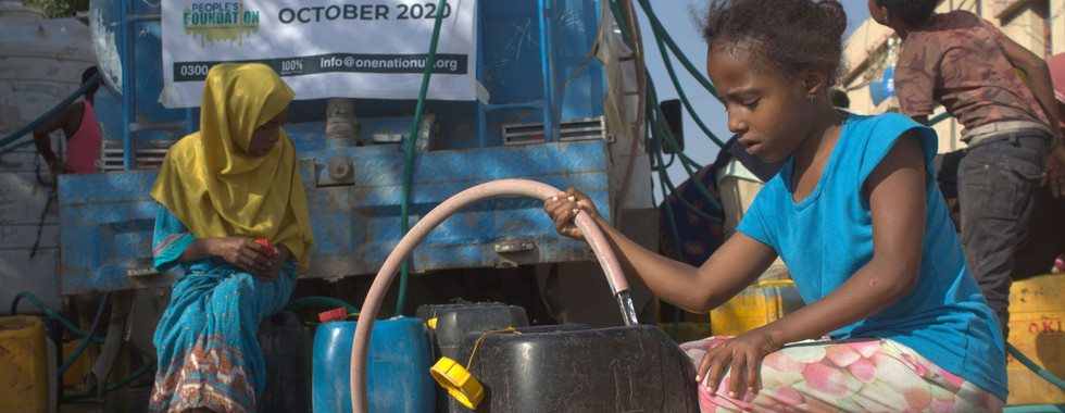 Water Tankers in Yemen - Peoples Foundation