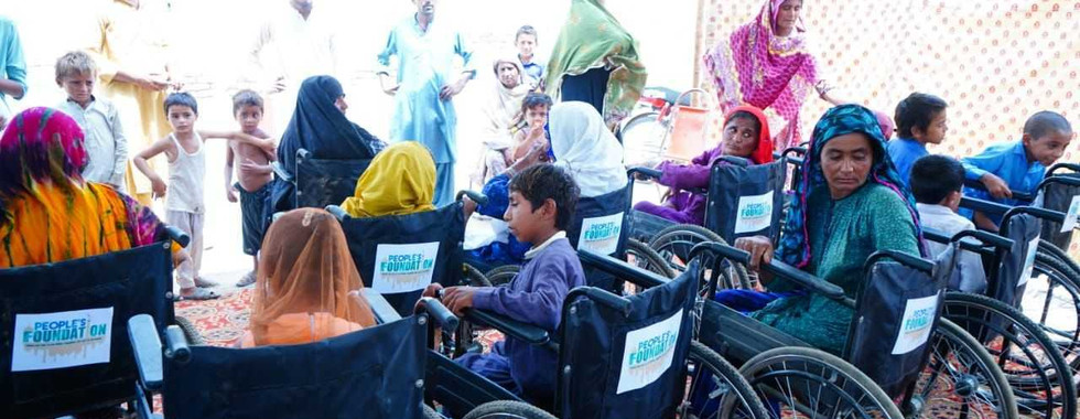 Wheelchairs - Pakistan - Peoples Foundation