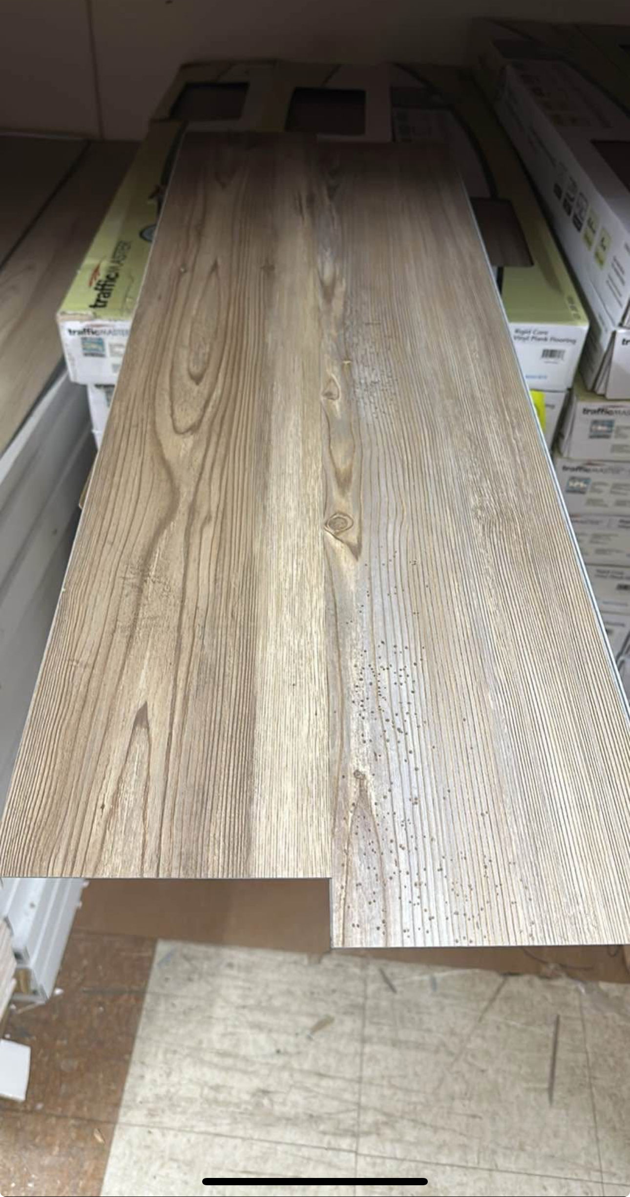 TRAFFIC MASTER  HIKMAN COAST PINe RIGED CORE VINYL FLOORING WATER PROOF