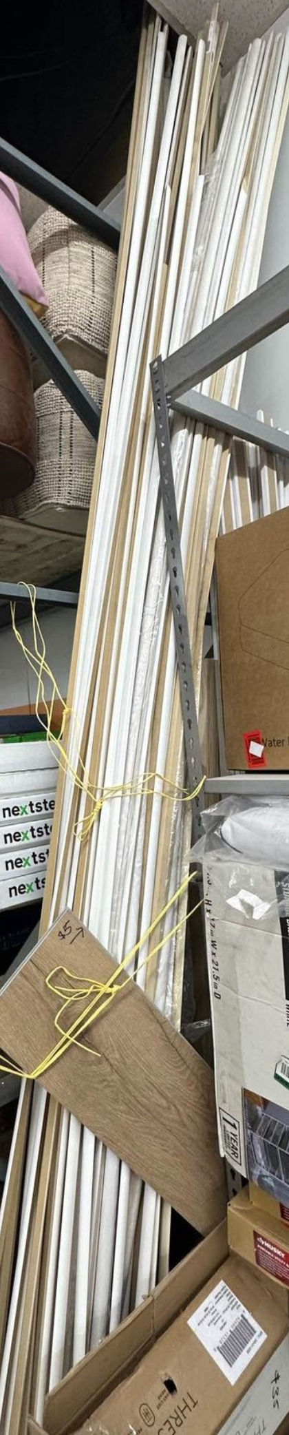 12 foot White Quarter Round Molding