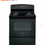 Thumbnail: GE 30 in. 5.0 cu. ft. Freestanding Electric Range in Black
