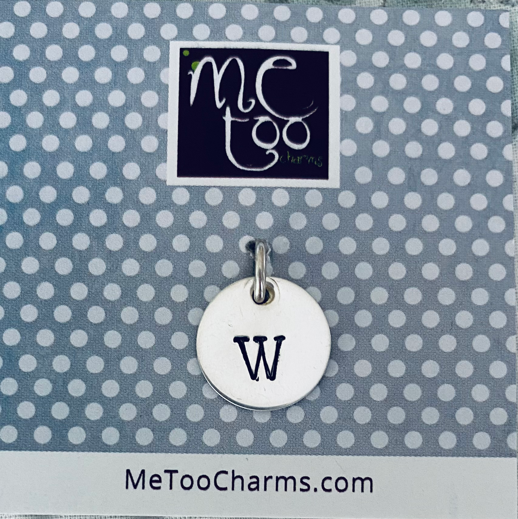 Letter W - Hand Stamped Letter