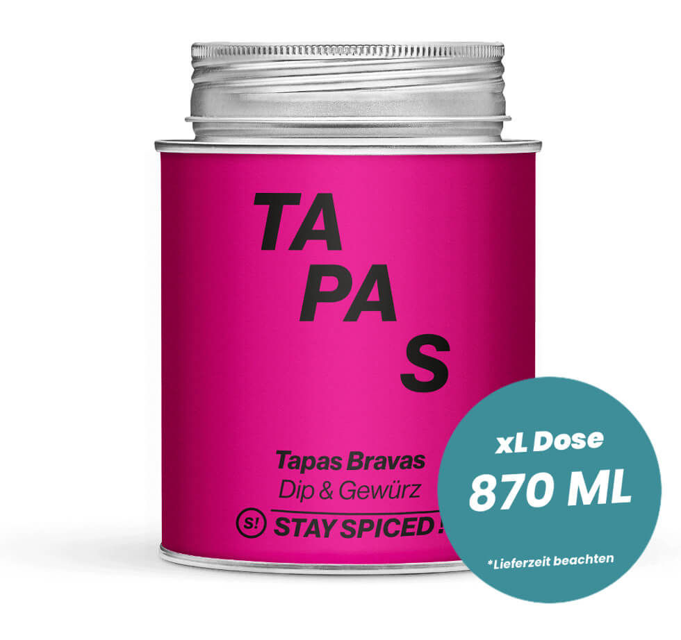 Miniaturbild: STAY SPICED Tapas Bravas Gewürzmischung kaufen, 870ml Schraubdose, chefkoch-gewuerze