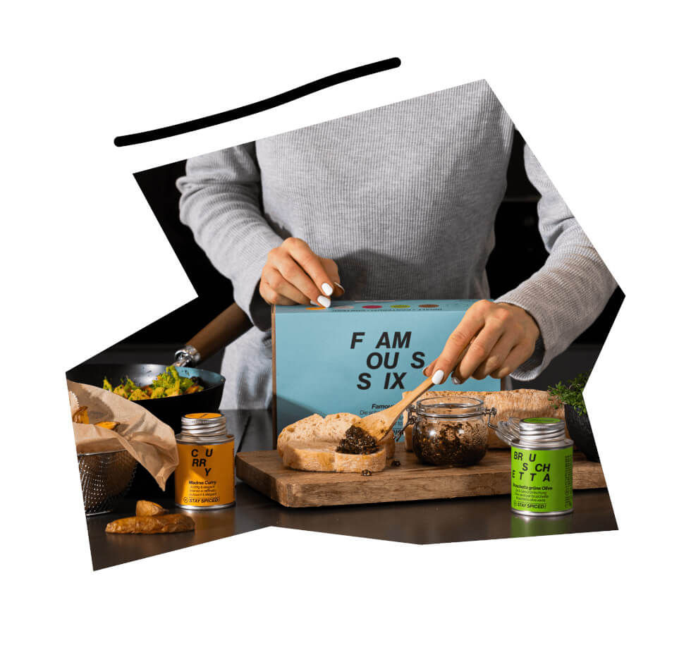 Miniaturbild: Kochen mit der Famous Six Geschenkbox von STAY SPICED