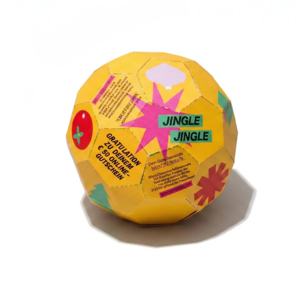 Miniaturbild: STAY SPICED ! Adventskalender 2026 Spice Cube Mini goldene Kugel mit Gutschein