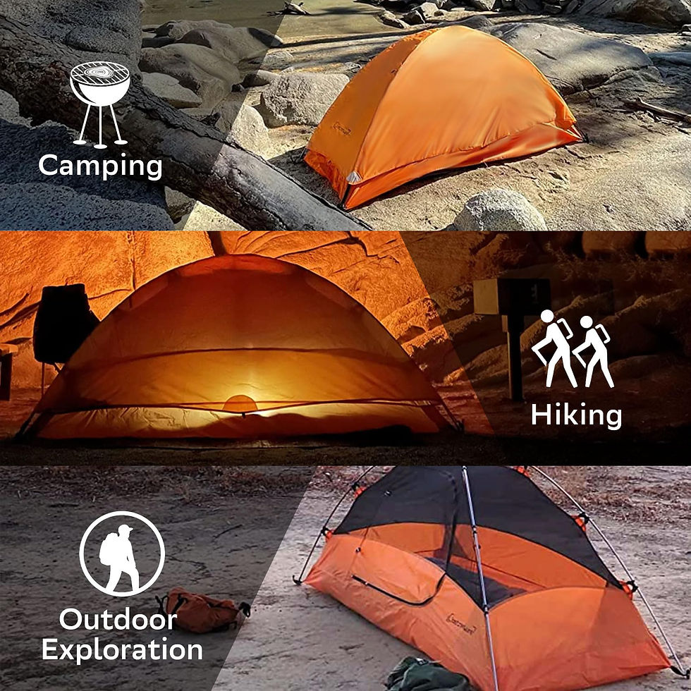Thumbnail: Clostnature 1 Person Tent for Backpacking - Ultralight One Person Backpacking...