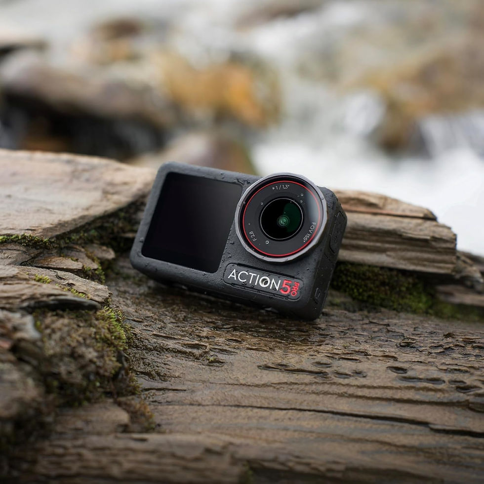Thumbnail: DJI Osmo Action 5 Pro Essential Combo, Waterproof Action Camera with 1/1.3" S...
