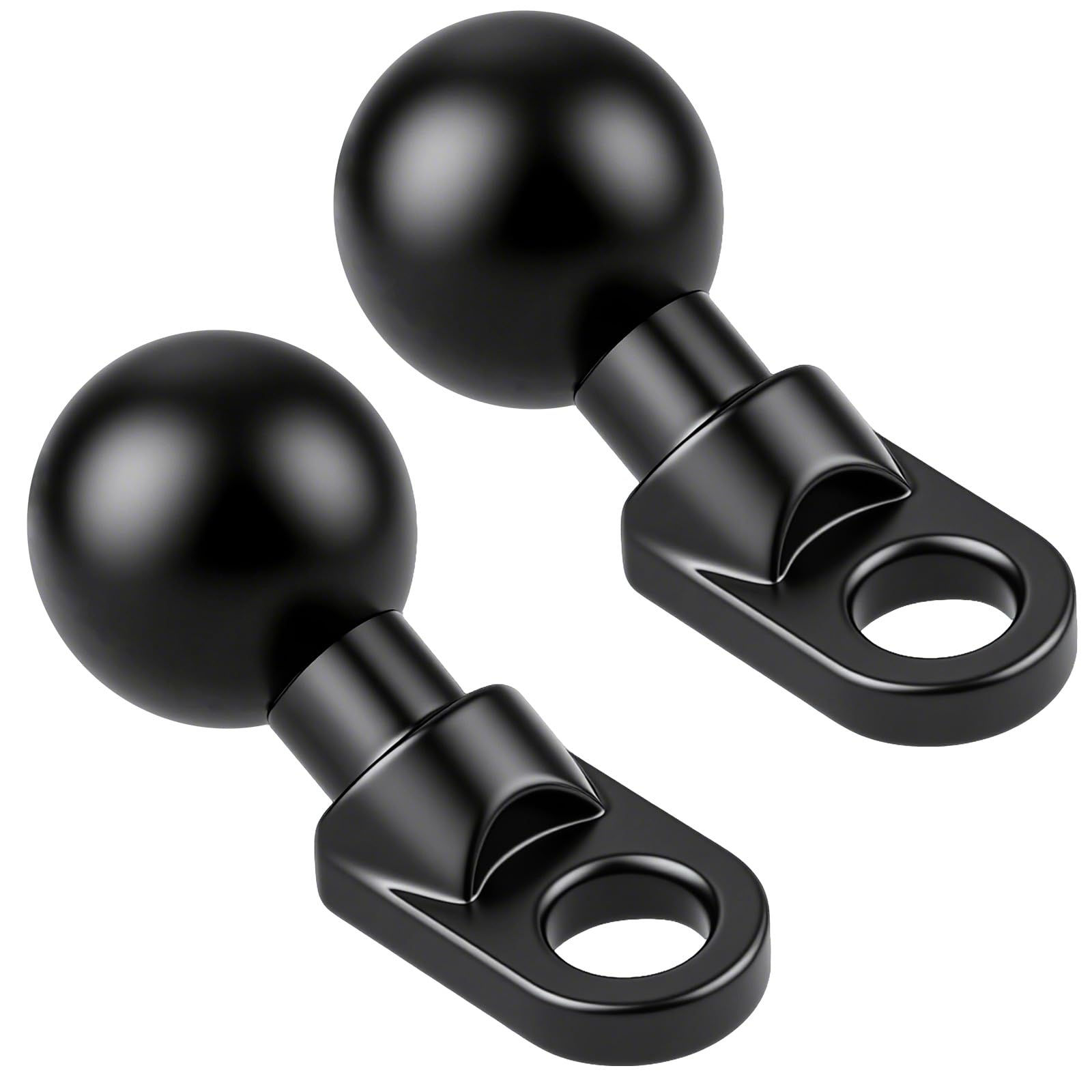 2 Pack Angled Bolt Head Adapter Ball Base with 1" Ball and 10mm Mounting Hole...