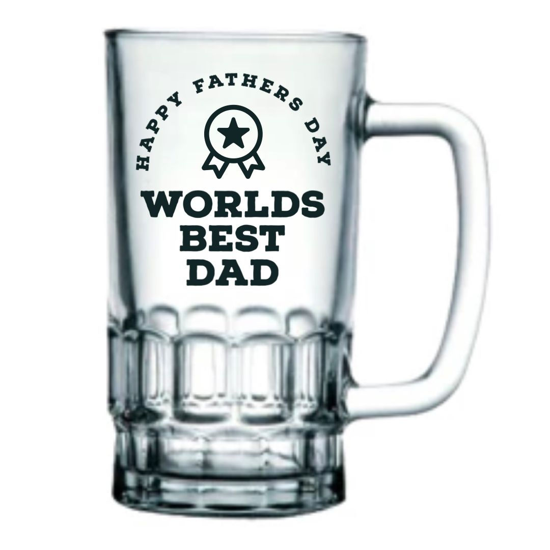 Personalised 16oz beer glass